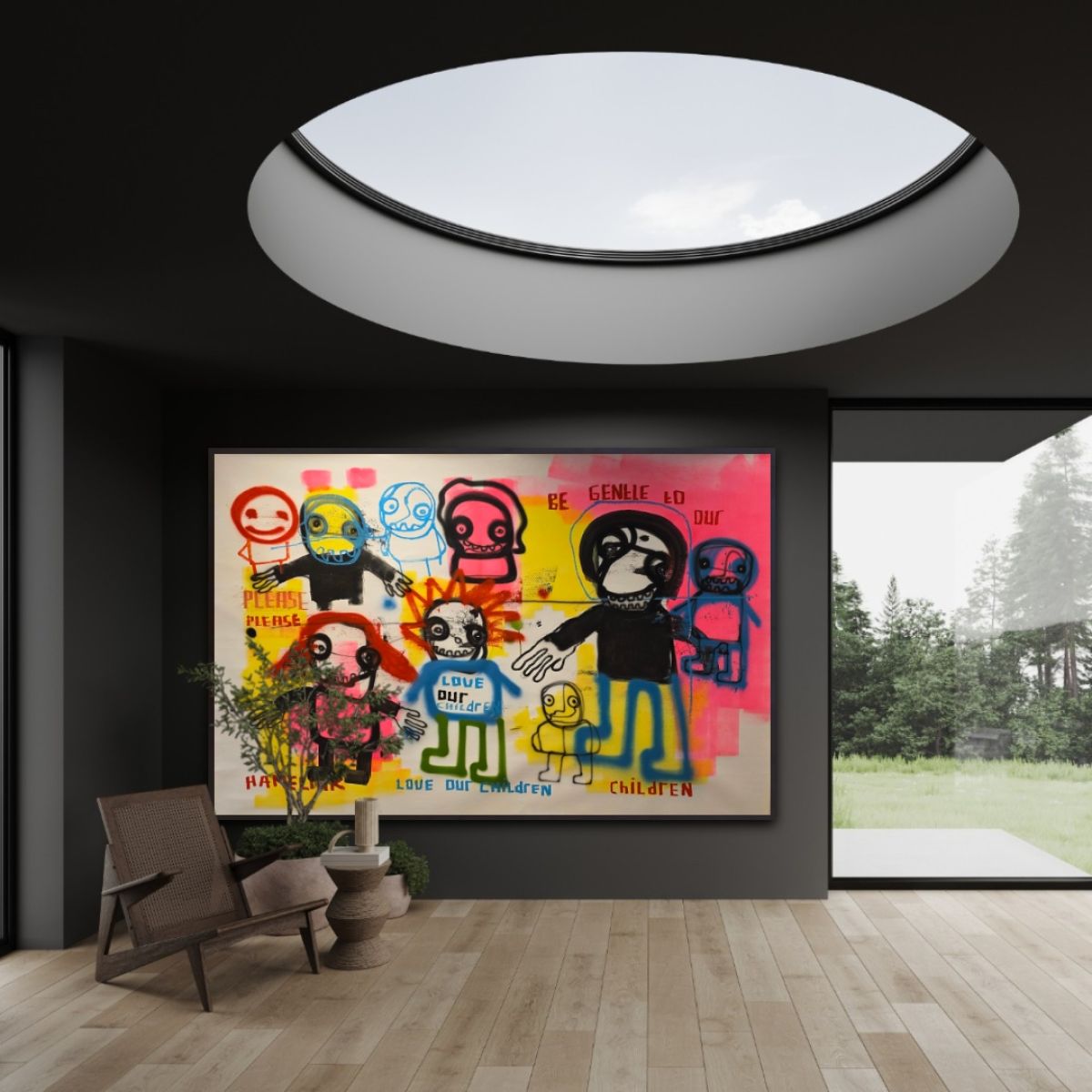 Love Our Children Original Hand Signed Contemporary Popculture