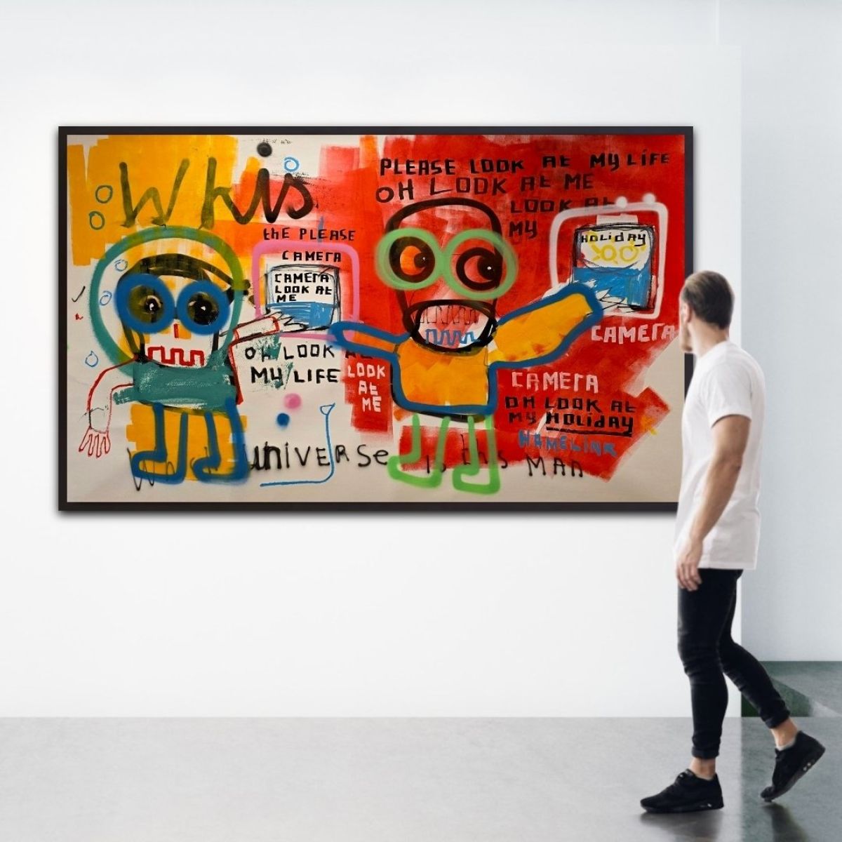 The please camera Original Hand Signed Contemporary Popculture
