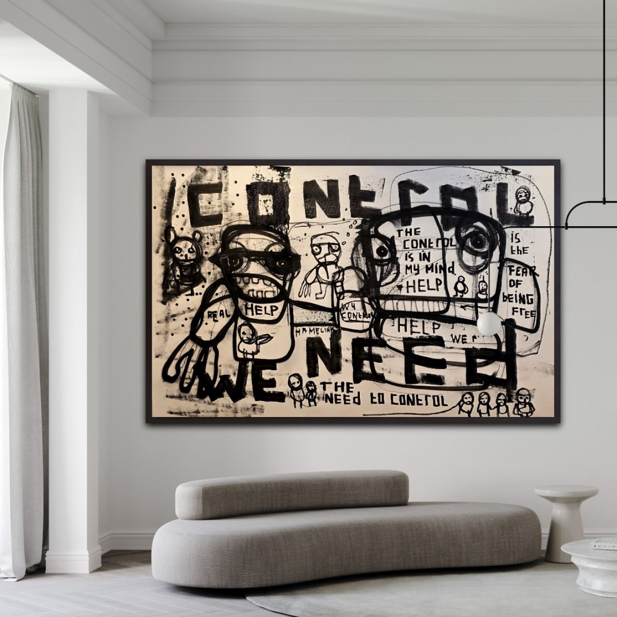 The Need to Control Original Hand Signed Contemporary Popculture