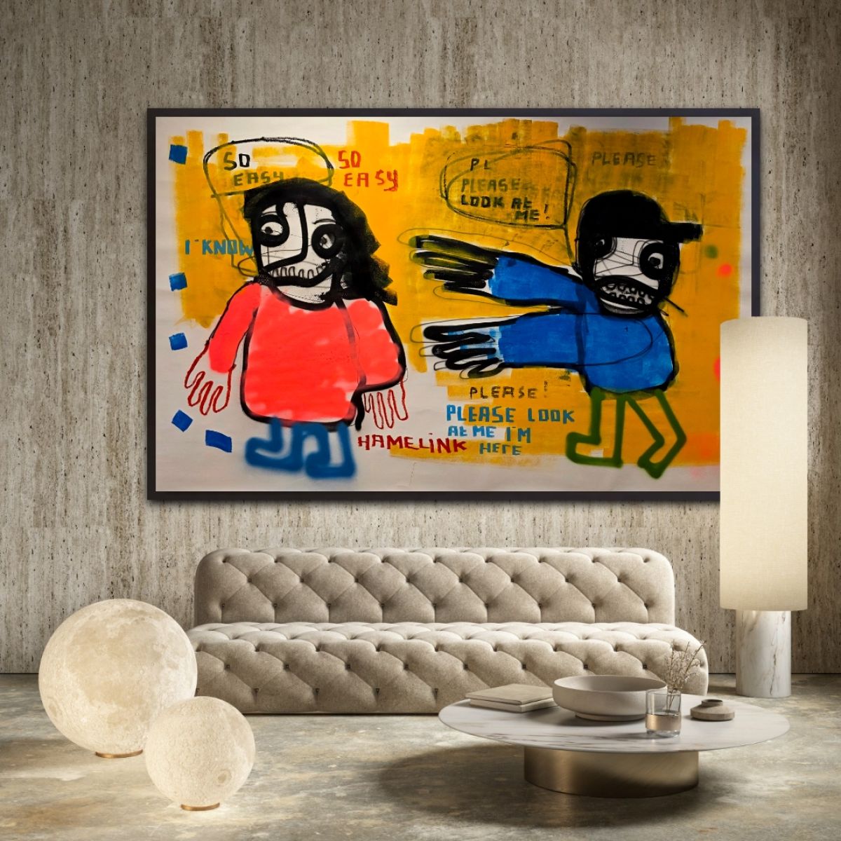 Please Look at Me Original Hand Signed Contemporary Popculture