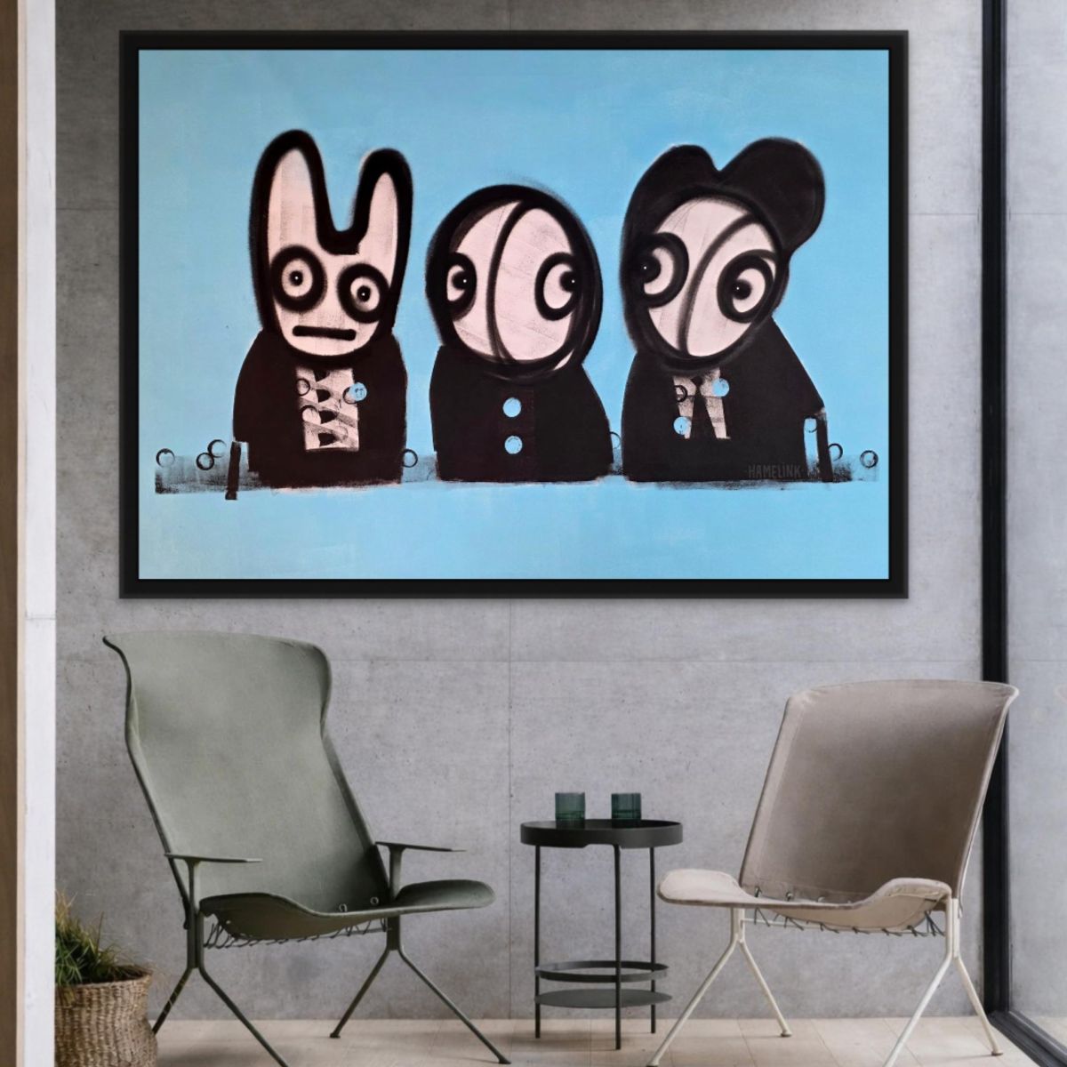 Blue Jazz Souls Original Hand Signed Contemporary Popculture