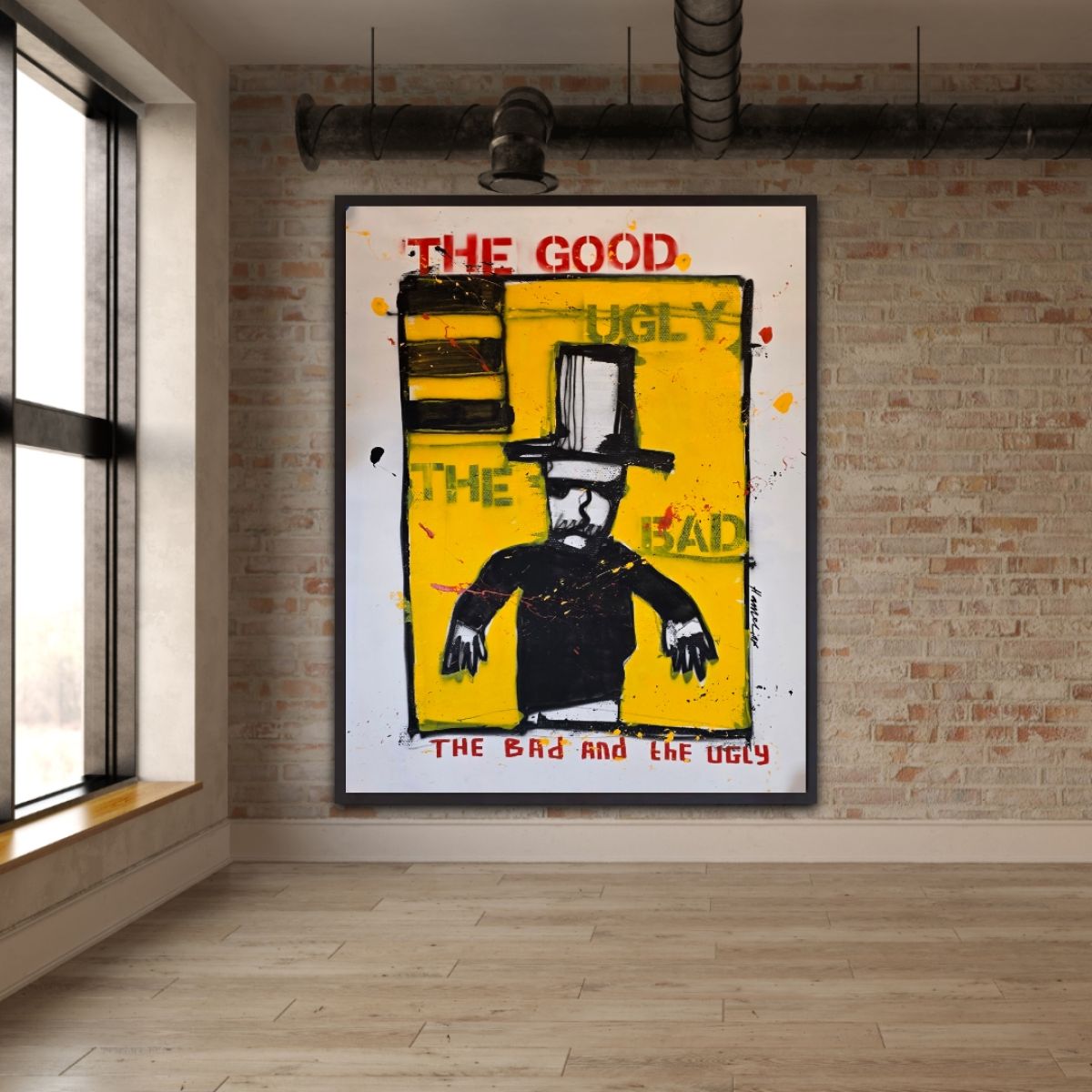 The Good The Bad and the Ugly Original Hand Signed Contemporary Popculture