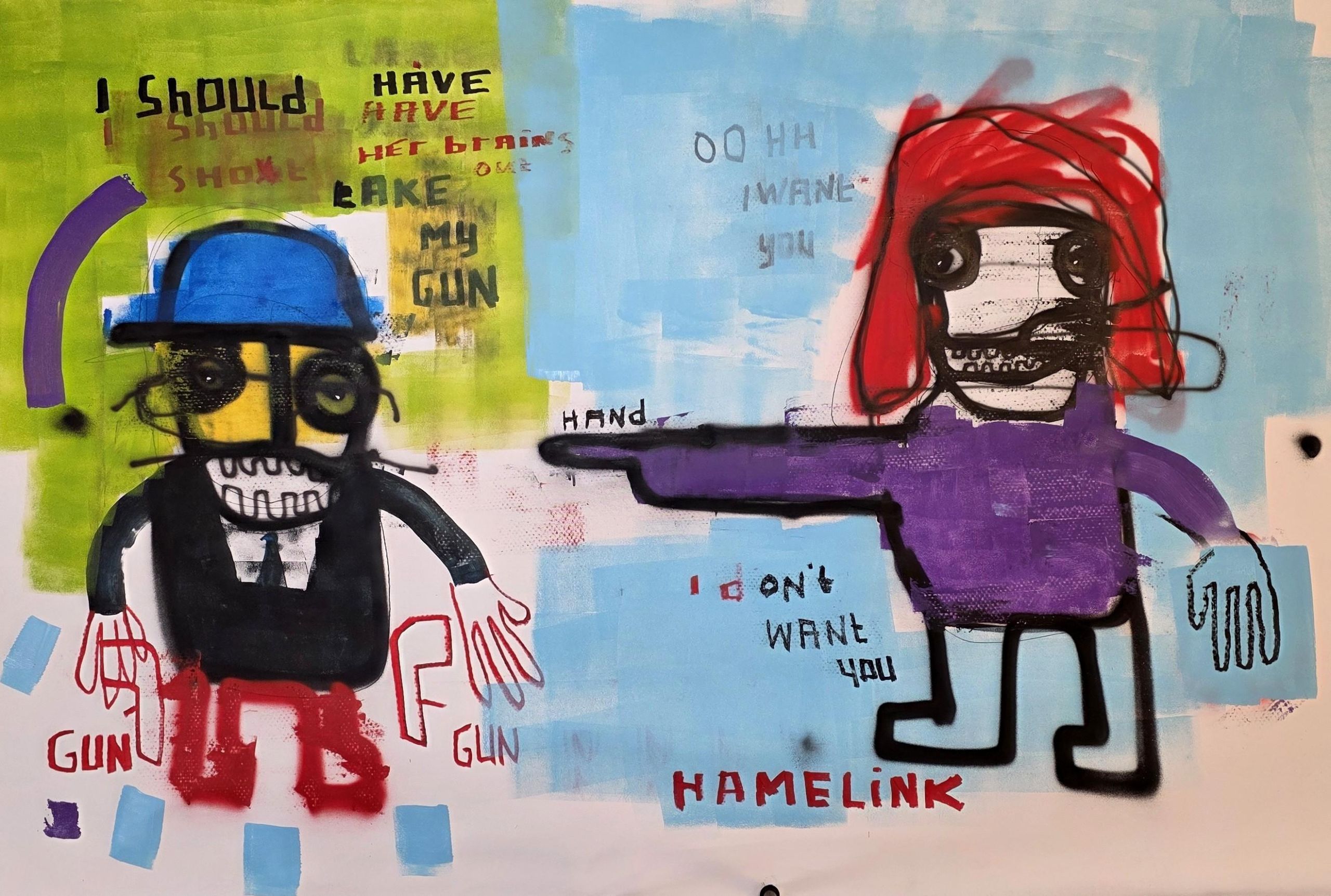 Emotional Gunfire by bART Hamelink