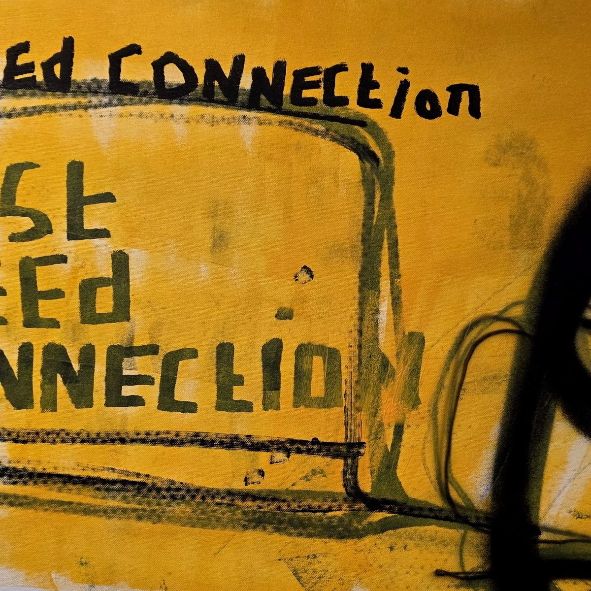 We Just Need Connections Original Hand Signed Contemporary Popculture