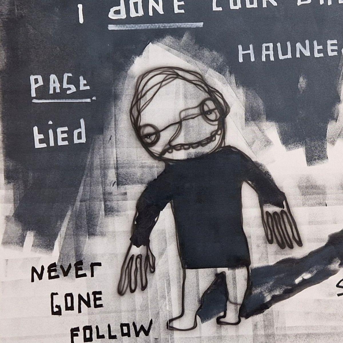 They Never Left Original Hand Signed Contemporary Popculture