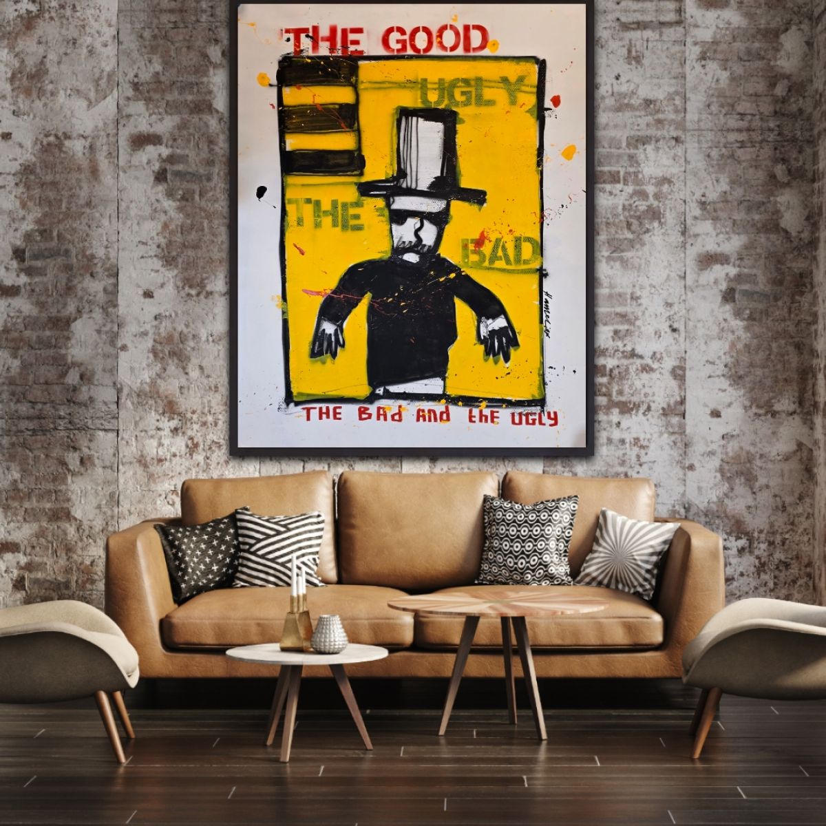 The Good The Bad and the Ugly Original Hand Signed Contemporary Popculture