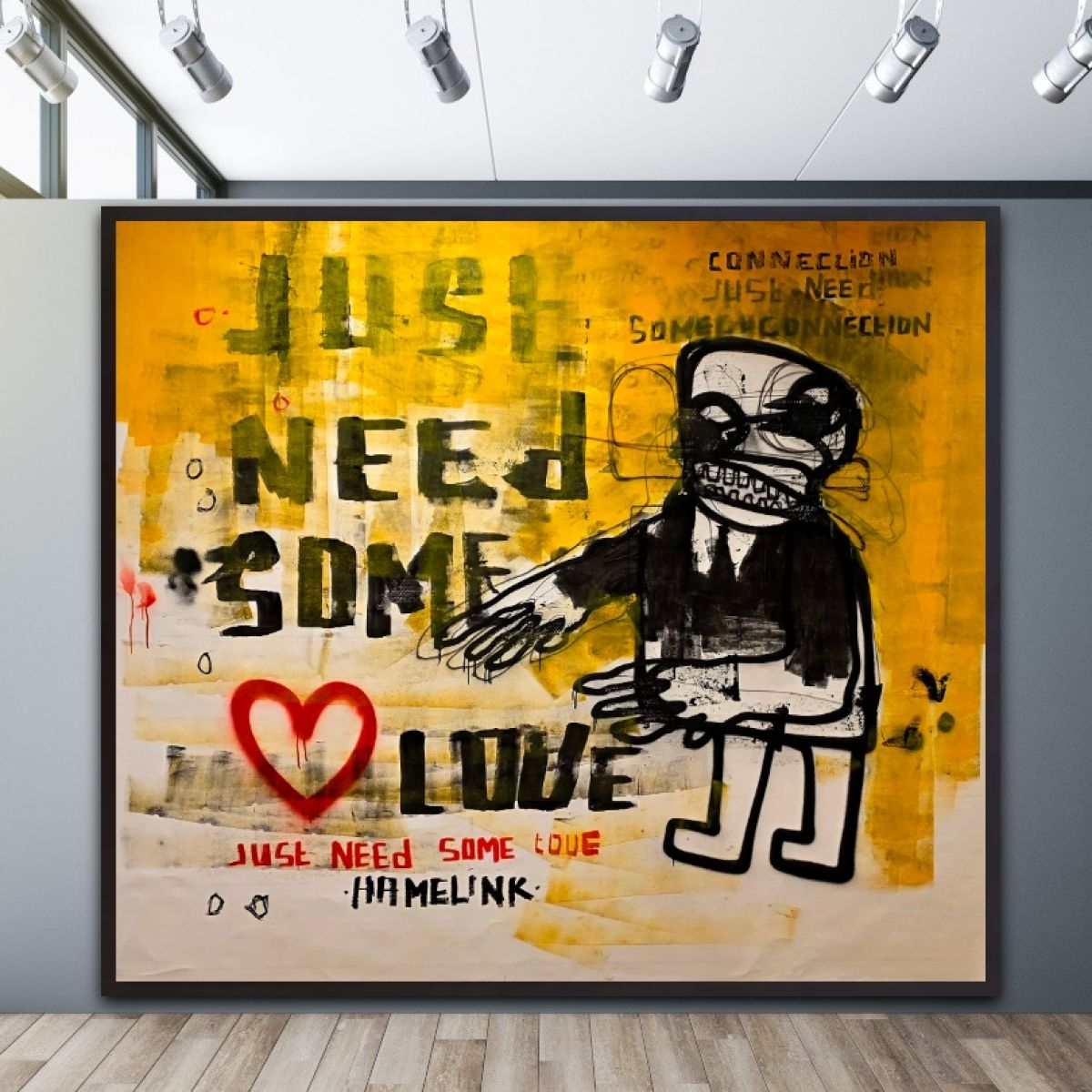 Just Need Some Love Original Hand Signed Contemporary Popculture